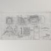 Lot # 90 - Alien & Aliens Collection Auction - Narcissus Internal Detail 'Detail 4 Airlock Door' Original Hand Drawn Production Design Artwork