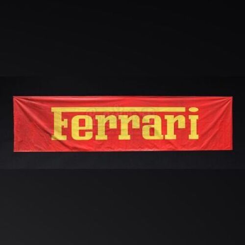 RUSH - Large Red 'Ferrari' Trackside Banner (RP156)