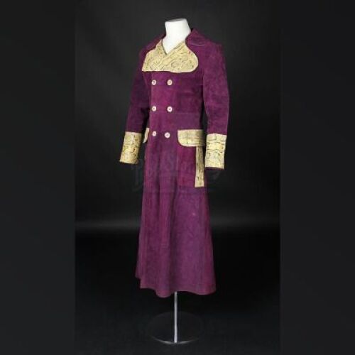 A CLOCKWORK ORANGE (1971) - Alex's (Malcolm McDowell) Purple Suede & Snakeskin Pattern Coat
