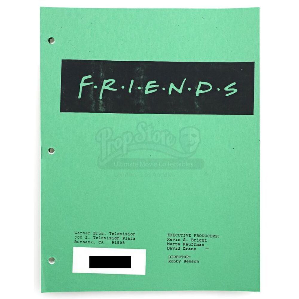Table Script Draft Lot # 15: FRIENDS - Original Table Draft Script for The One with the ...