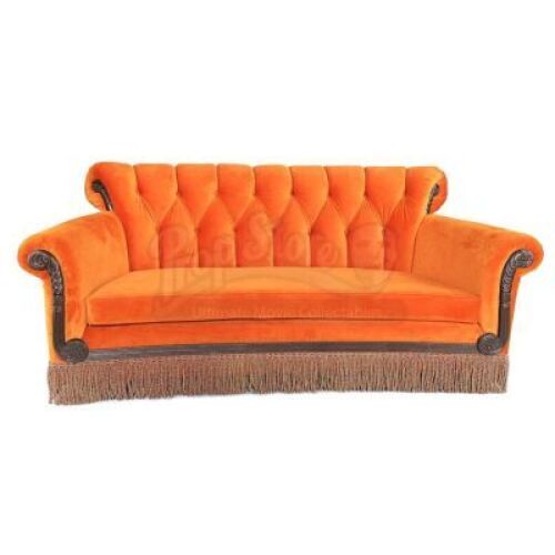 Lot # 105: FRIENDS - Studio-Edition Authorized Reproduction: Central Perk Couch