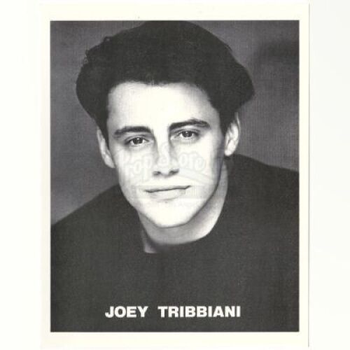Lot # 116: FRIENDS - Joey Tribbiani's Jazz Dance Audition Black and White Headshot