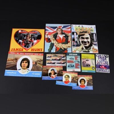 RUSH - Assorted Hunt & Lauda Autograph Postcards and Photos (RP236)