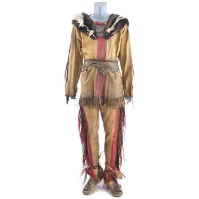 Lot # 32: THE BALLAD OF BUSTER SCRUGGS - Native American Chief's Stunt Battle Costume