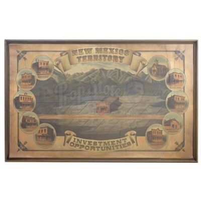 Lot # 44: THE BALLAD OF BUSTER SCRUGGS - Investment Opportunities Large Framed Sign