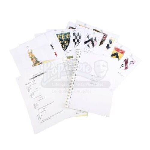 Lot #3 - A Knight's Tale - Production-Used Script, Paperwork and Artwork