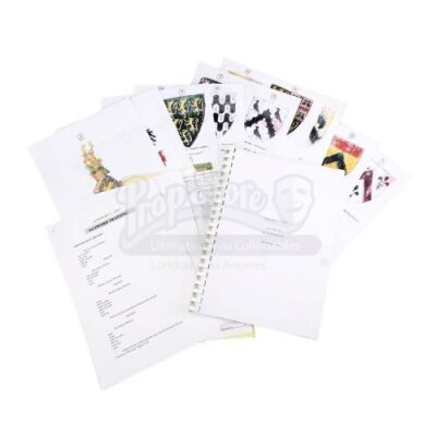 Lot #3 - A Knight's Tale - Production-Used Script, Paperwork and Artwork