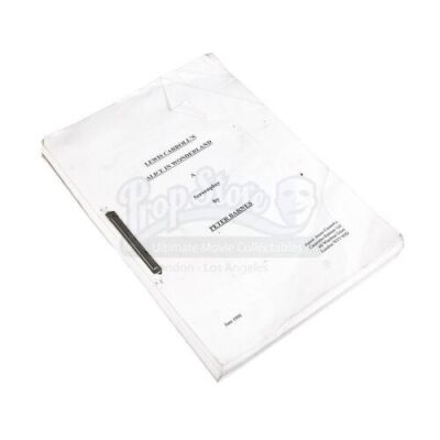 Lot #6 - Alice In Wonderland (1999) - Production-Used Screenplay