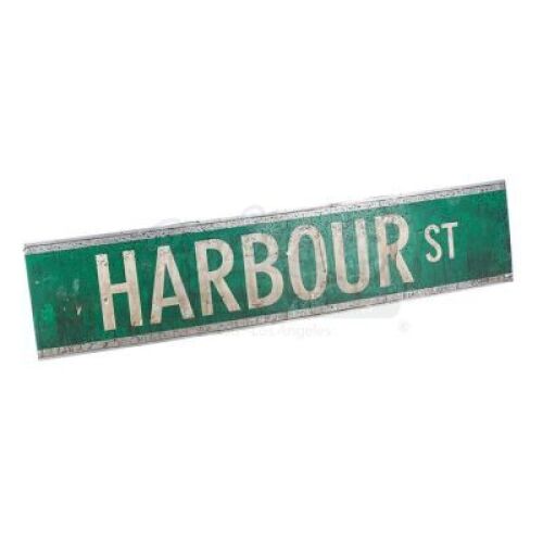 Lot #14 - Batman Begins - Harbour Street Sign