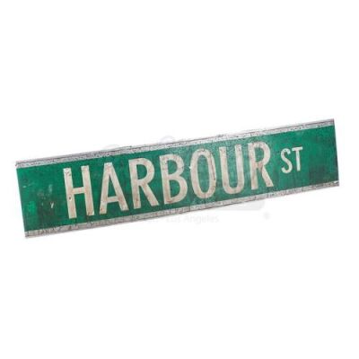 Lot #14 - Batman Begins - Harbour Street Sign