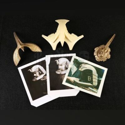 BATTLESTAR GALACTICA (1978) - Viper Pilot Helmet Crest Prototypes and Reference Photos