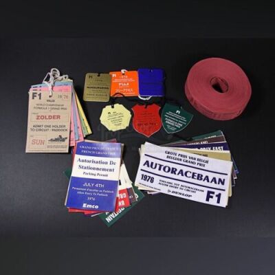 RUSH - Selection of Circuit & Parking Passes with Entrance Ticket Roll (RP069)