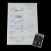 DOCTOR WHO (TV 1963 - 1989) - "Resurrection of the Daleks" Autographed Cast List