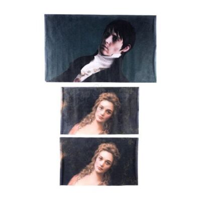 Lot #34 - Dark Shadows - Barnabus (Johnny Depp) and Victoria (Bella Heathcoate) Paintings