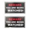 Lot #43 - Doomsday - Beware You Are Being Watched Signs