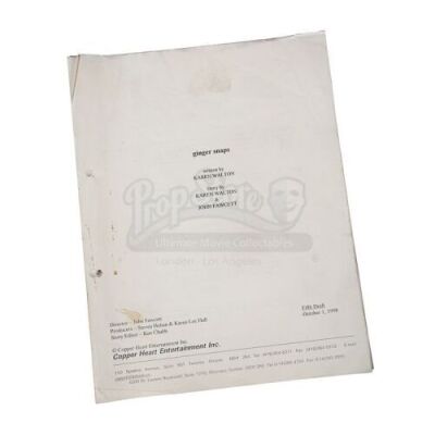 Lot #68 - Ginger Snaps - Production-Used Script