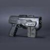 DREDD (2012) - Stunt Holstered Lawgiver Prop Pistol