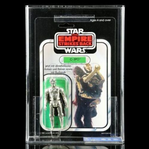 Lot # 54: German C-3PO ESB45 UKG 90% [Toy Toni]