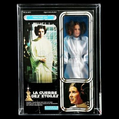 Lot # 73: French "Princesse Leia" Large Size Action Figure AFA 50