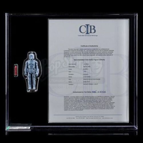 Lot # 117: Rocket-Firing Boba Fett Action Figure Prototype AFA 85