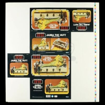 Lot # 146: Jabba The Hutt Action Playset Proof Sheet