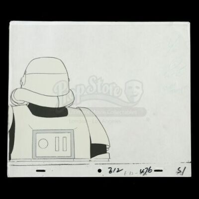 Lot # 159: Droids Stormtrooper Animation Cel