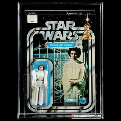 Lot # 190: Princess Leia Organa SW20A AFA 80