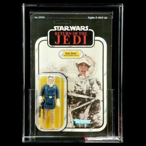 Lot # 220: Han Solo (Hoth Battle Gear) ROTJ65B AFA 70