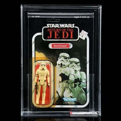 Lot # 228: Stormtrooper ROTJ77A AFA 85Y