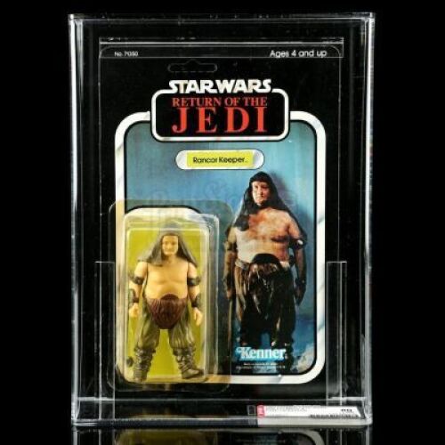 Lot # 231: Rancor Keeper ROTJ77A AFA 80Y