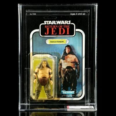 Lot # 231: Rancor Keeper ROTJ77A AFA 80Y