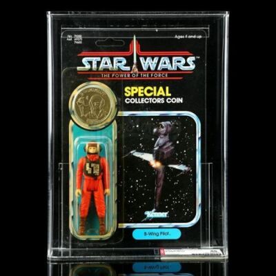 Lot # 237: B-Wing Pilot POTF92A AFA 85Y
