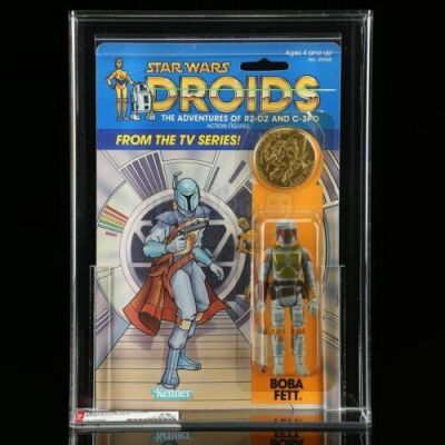 Lot # 253: Boba Fett DROIDS12A AFA 75Y