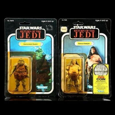 Lot # 276: Gamorrean Guard ROTJ77A and Rancor Keeper ROTJ77A