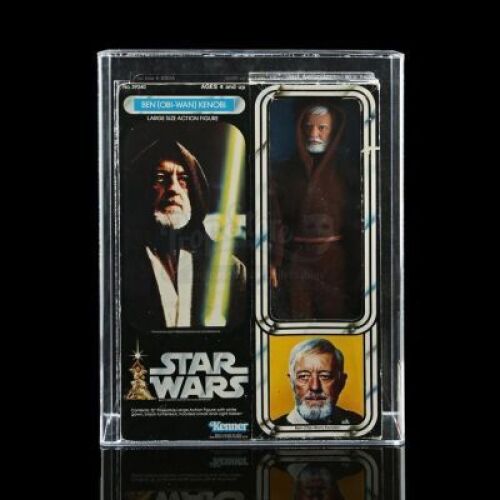 Lot # 296: Ben (Obi-Wan) Kenobi Large Size Action Figure AFA 70