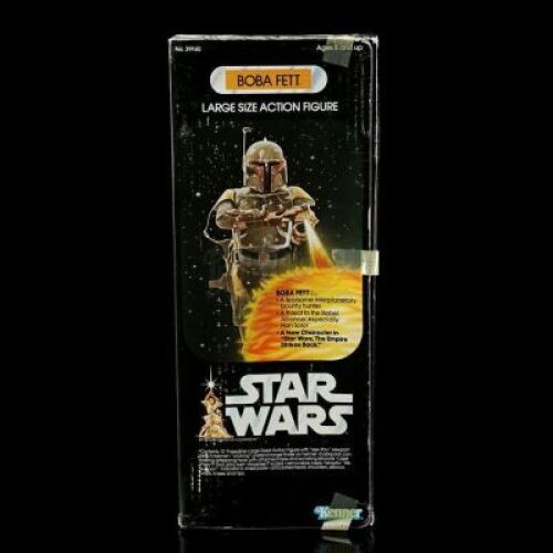 Lot # 298: Boba Fett Large Size Action Figure (with Catalog Label) - Sealed [Kazanjian Collection]