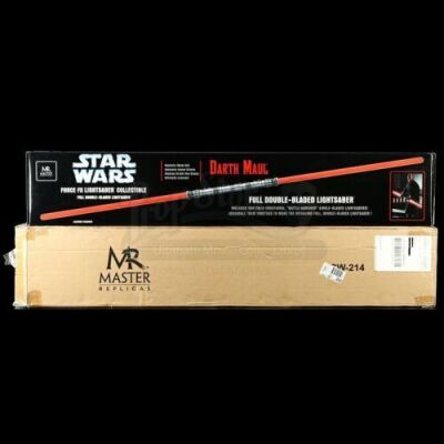 Lot # 358: Darth Maul Double-Bladed Force FX Lightsaber - Sealed