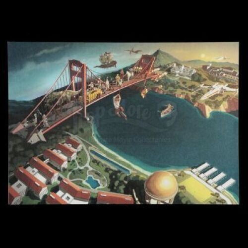 Lot # 380: Two Lucasfilm Presidio Relocation Christmas Cards