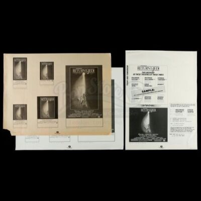 Lot # 415: ROTJ Newspaper Promo Proofs [Kazanjian Collection]