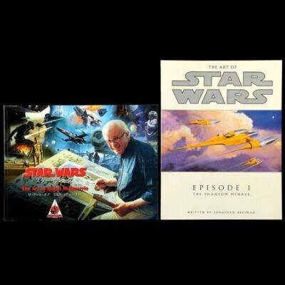 Lot # 424: Two Star Wars Art Paperbacks