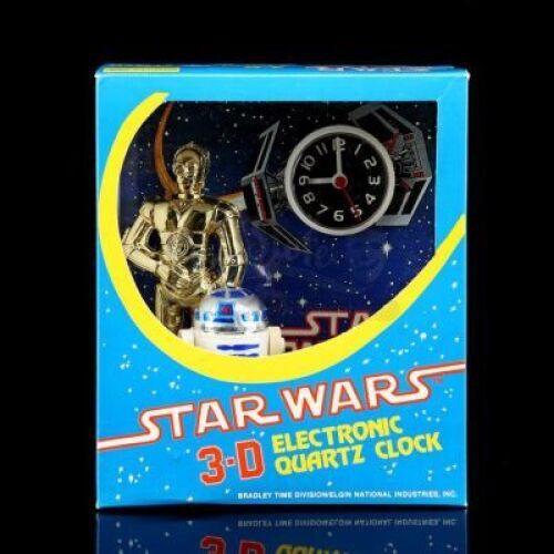Lot # 432: Star Wars 3-D Stand-Up Clock - Unused [Kazanjian Collection]
