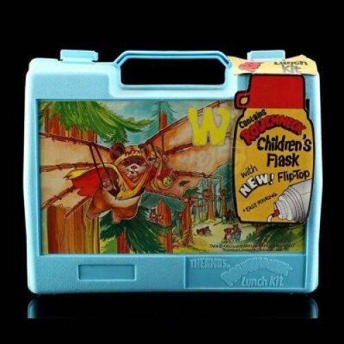 Lot # 438: Roughneck Lunch Kit With Flip-Top Children's Flask [Kazanjian Collection]