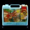 Lot # 438: Roughneck Lunch Kit With Flip-Top Children's Flask [Kazanjian Collection]