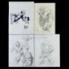 Lot # 461: Four Eric Powell Sketches (Unpublished)
