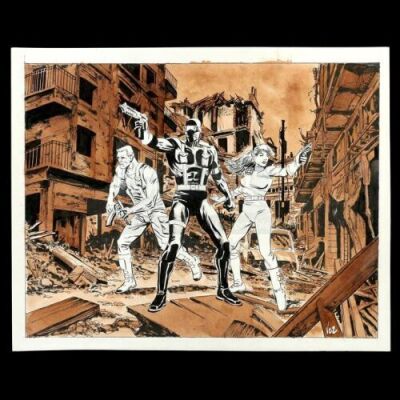 Lot # 463: G.I. Joe Pin-Up (Unpublished)