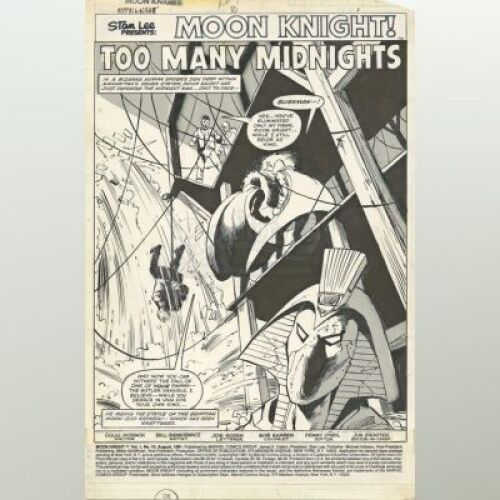 Lot # 490: Moon Knight #10 p.1 Splash