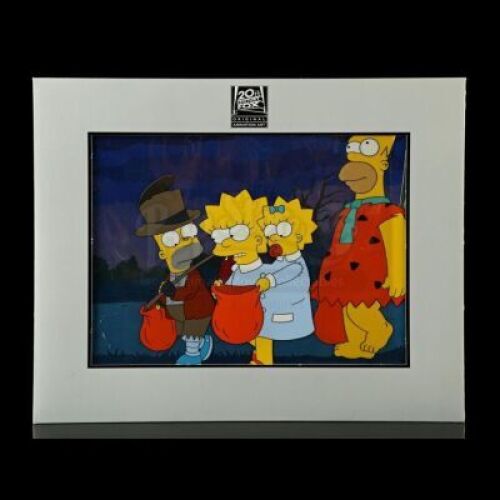 Lot # 501: The Simpsons: Tree House of Horror XII Hand-Painted Animation Cel