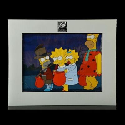 Lot # 501: The Simpsons: Tree House of Horror XII Hand-Painted Animation Cel