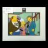 Lot # 504: The Simpsons: Worst Episode Ever Hand-Painted Animation Cel