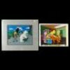 Lot # 508: The Simpsons: Sweet Seymour Skinner's Badassss Song and Rosebud Hand-Painted Animation Cels